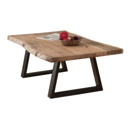 Τραπέζι Σαλονιού Lizard Slim Acacia Natural/Black ΕΑ7101,S 115x65x40cm Μέταλλο,Ξύλο