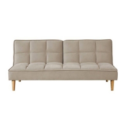 Καναπές Κρεβάτι Norte Beige Velure Ε9926,5  178x88x80 Ξύλο,Ύφασμα