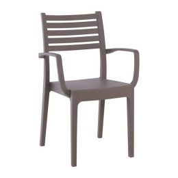 Πολυθρόνα Olimpia Beige Tortora Ε339,4 54x52x86cm