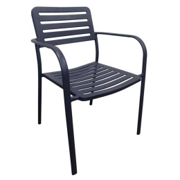 Πολυθρόνα Roma Black Ε527,1 56x55x80cm