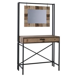 Τουαλέτα+Καθρέπτης Pallet-W Antique Oak Ε8434,W 84x45x150cm