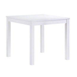 Τραπέζι Naturale White Ε7672,1 80x80x74cm Mdf