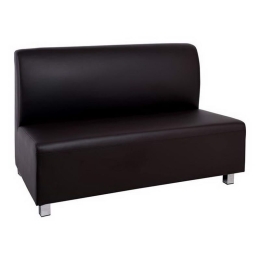 Καναπές Διθέσιος Bandy Ε952,23 130x71x88cm Brown Μέταλλο,Τεχνόδερμα