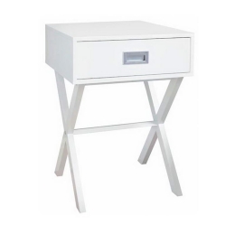 Κομοδίνο Wick Ε749,3 40x40x55cm White Mdf
