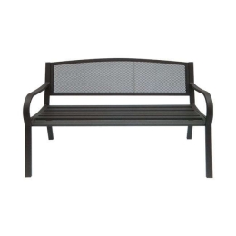 Παγκάκι Pango Ε5175 124x57x78cm Black Διθέσιος