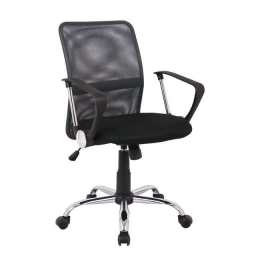 Πολυθρόνα Γραφείου BF2009 ΕΟ516,7 58x60x91/101cm Black