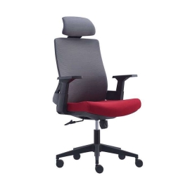 Πολυθρόνα Γραφείου Διευθυντική BF8900 ΕΟ528,20 64x66x116/128cm Grey-Bordeaux