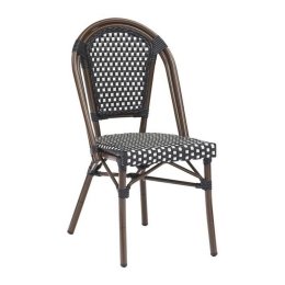Καρέκλα Bistro Paris 46x54x88cm White - Black