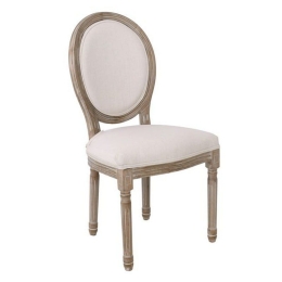 Καρέκλα Jameson Ε752,1Κ 49x55x95cm (Σετ 2τμχ) Ecru Ξύλο,Ύφασμα