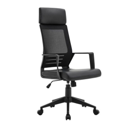 Πολυθρόνα Γραφείου Διευθυντή BF2500 ΕΟ607,1 58x62x116/126cm Black