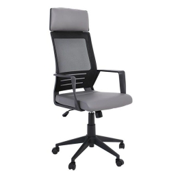 Πολυθρόνα Γραφείου Διευθυντή BF2500 ΕΟ607,2 58x62x116/126cm Black-Grey