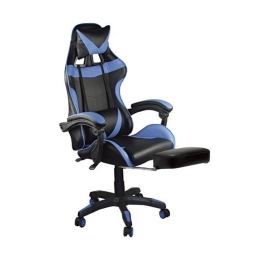 Πολυθρόνα Γραφείου Με Υποπόδιο Gaming Relax BF7860 ΕΟ581,2 63x70x117/127cm Black - Blue