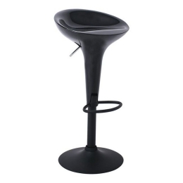 Σκαμπό Bar Disco Ε248,7Μ 44x40x71/92cm (Σετ 2τμχ) Black Μέταλλο.ABS