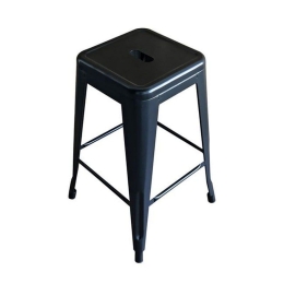 Σκαμπό Bar Relix Ε5193,1W 43x4x64cm Black Μέταλλο