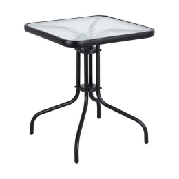 Τραπέζι Κήπου Baleno Ε2407,3 70x70x70cm Black