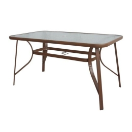 Τραπέζι Κήπου Rio Ε2501,3 150x90x71cm Brown