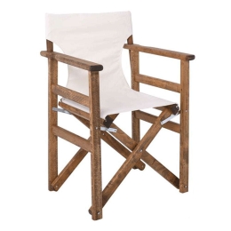 Πολυθρόνα Σκηνοθέτη Σκελετός Ε7770W 60x51x85cm Walnut