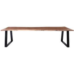 Τραπέζι Lizard ΕΑ7113,W 300x100x78cm Natural-Black