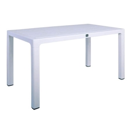 Τραπέζι Κήπου Tec Ε392,2 140x80x73cm White