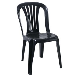 Καρέκλα Iride Ε369,1 Στοιβαζόμενη 48x55x84cm Abs Anthracite