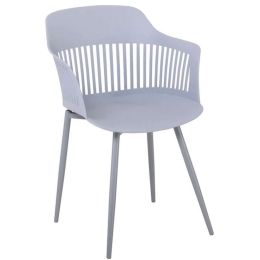 Πολυθρόνα Louise ΕΜ165,3W 59x53x82cm Grey