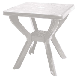 Τραπέζι Κήπου Skiathos Ε364,1 70x70cm H.70cm Abs White