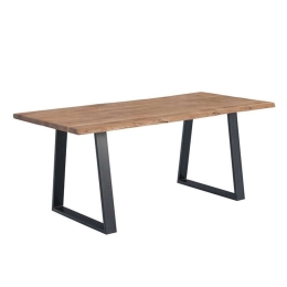 Τραπέζι Lizard-W ΕΑ7100,W 200x100x78cm Natural-Black
