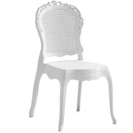 Καρέκλα Codess Ε3809,1 42x52x88cm White Πολυπροπυλένιο