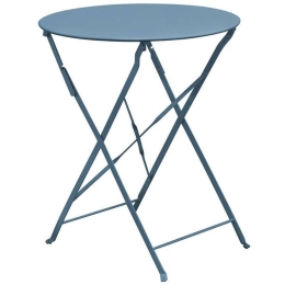 Τραπέζι Πτυσσόμενο Ζαππείου Ε5173,2 Φ60x70cm Blue