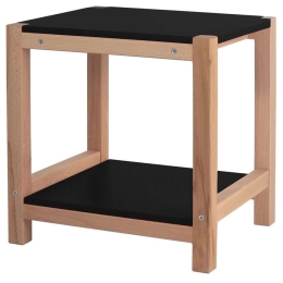Τραπεζάκι Βοηθητικό Triventi TRIVENTISSTBLACK 40x35x40cm Black