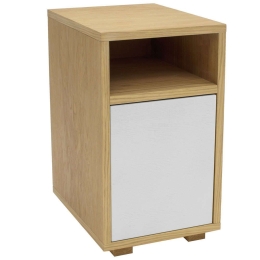 Κομοδίνο Slim SLIMBST8 30x40x52,5cm Pearl Grey