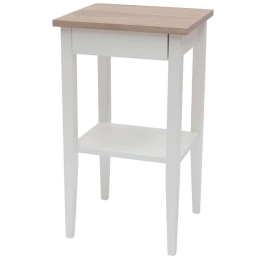 Τραπεζάκι Βοηθητικό Entlik ENTLIKSTWHITE 40x35x70cm Whitestained Oak