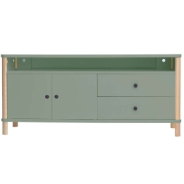 Έπιπλο Τηλεόρασης Ashme ASHMETV17 140x45x60cm Sage Green