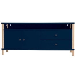 Έπιπλο Τηλεόρασης Ashme ASHMETV15 140x45x60cm Navy Blue