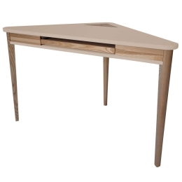 Γραφείο Γωνιακό Ashme ASHMECORKOF4 114x85x75cm Beige