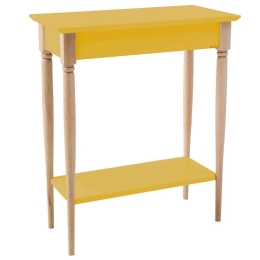 Κονσόλα Mamo S MAMOCSBE5 65x35x74cm Yellow-Beech Mdf,Ξύλο