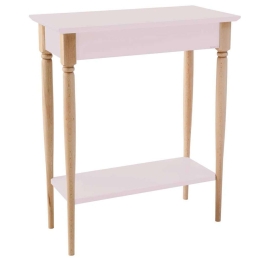 Κονσόλα Mamo S MAMOCSBE9 65x35x74cm Pink-Beech Mdf,Ξύλο