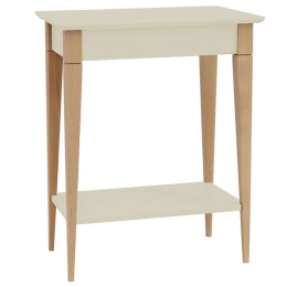 Κονσόλα Mimo S MIMOCSBE2 65x35x74cm Chalk White-Beech Mdf,Ξύλο