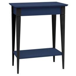 Κονσόλα Mimo S MIMOCSBL15 65x35x74cm Navy Blue-Black Mdf,Ξύλο