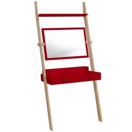 Τουαλέτα Με Καθρέπτη Leno LENOT12 79x49x183cm Red