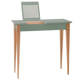 Τουαλέτα Με Καθρέπτη Mimo S MIMOTSBE17 65x35x74cm Sage Green-Beech