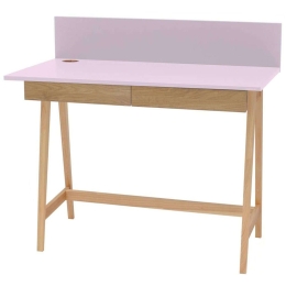 Γραφείο Luka LUKA2DOFASH9 110x50x75cm Natural-Pink