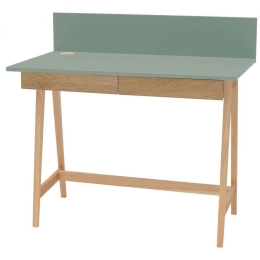 Γραφείο Luka LUKA2DOFASH17 110x50x75cm Natural-Sage Green