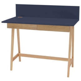 Γραφείο Luka LUKA2DOFASH15 110x50x75cm Natural-Navy Blue
