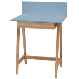 Γραφείο Luka LUKA1DOFASH13 65x50x75cm Natural-Light Blue
