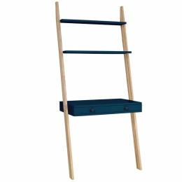 Γραφείο Ladder Leno LENOO14 79x49x183cm Petrol Blue