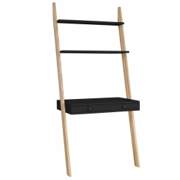 Γραφείο Ladder Leno LENOOBLACK 79x49x183cm Black