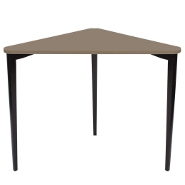 Γραφείο Γωνιακό Naja NAJAOBL7 114x85x75cm Clay-Black