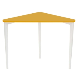 Γραφείο Γωνιακό Naja NAJAOWH5 114x85x75cm Yellow-White