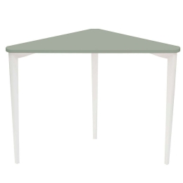 Γραφείο Γωνιακό Naja NAJAOWH17 114x85x75cm Sage Green-White